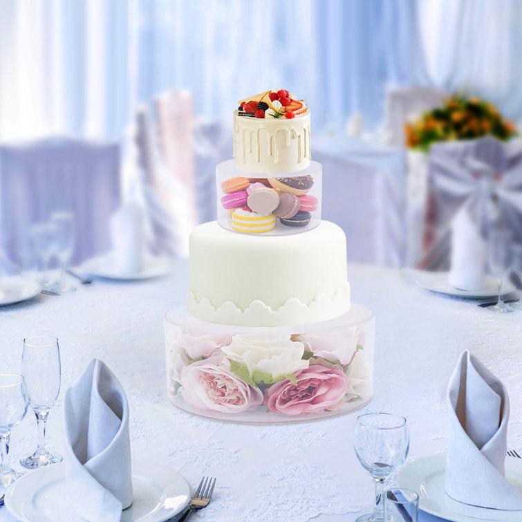 Tiered wedding hotsell cake stand